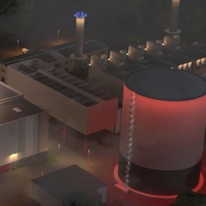 Lichtkonzept am Heizkraftwerk